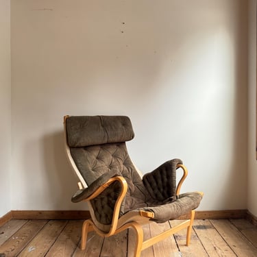 Bruno Mathsson Dux Pernilla Swedish Lounge Chair 