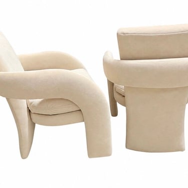 Pair Carsons Elephant Lounge Chairs, 1980