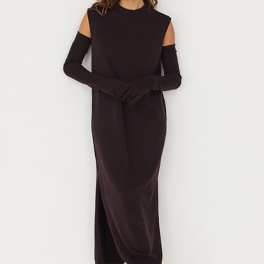 Agate Dress in Chocolate