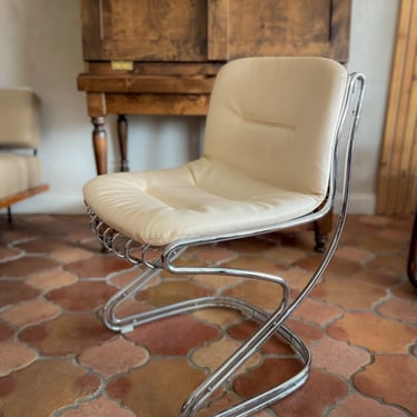 Gastone Rinaldi Leather Chairs (2 available)