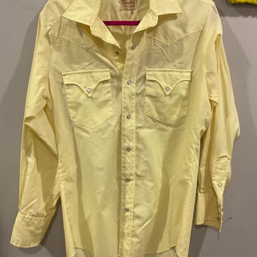 100966015 - Yellow Western Wear Button Down - Miller Western Wear - MENSWEAR