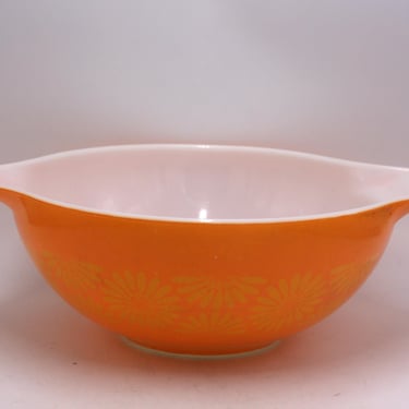 vintage Pyrex Daisy Sunflower Cinderella Bowl #444 