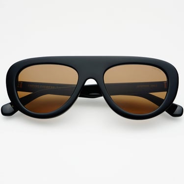Jetsetter Unisex Aviator Sunglasses : Black