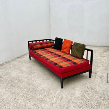 Red Plaid Day Bed or Sofa
