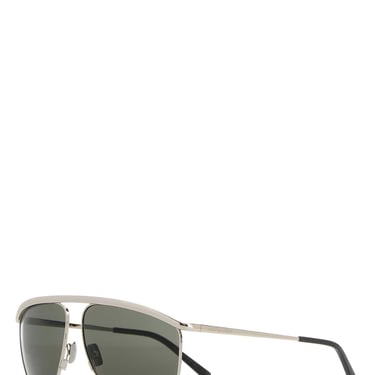 Saint Laurent Women Silver Metal Sl 820 Sunglasses