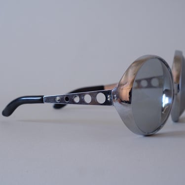 Vintage 1960s Oversize Bugeye Sunglasses - Elvis Glasses - Op Pop  Mod -Space Age -  Made in France 
