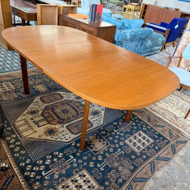 Teak Dining Table with Butterfly Leaf