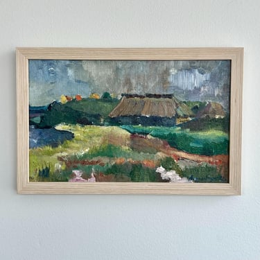 Vintage Oil Painting Landscape 