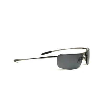 Authentic Vintage 90s Silver Wire Frame Triangular Sunglasses 