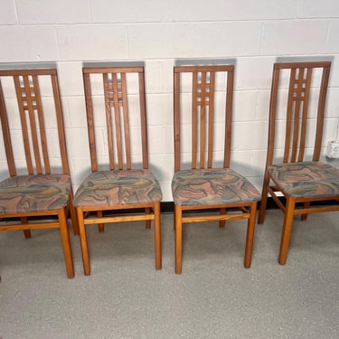 Set Of 4 Mid Century Modern Dining Chairs By IMS SLR Italy 