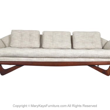 Mid-Century Modern Sofa Adrian Pearsall Style Gondola Sofa 