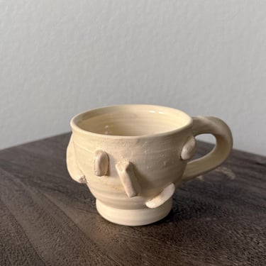 Hand-Built Ceramic Mug | Rock Climbing Inspired Coffee Cup | Minimalist Pottery 