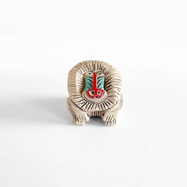 Artesania Rinconada Baboon #20 Earthenware Ceramic Figurine Discontinued 