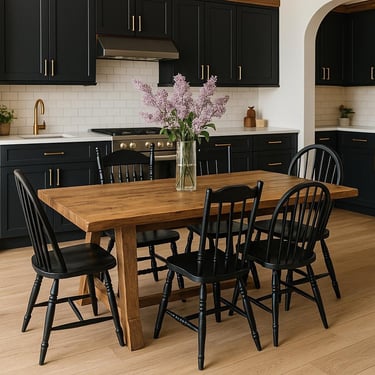 Black  Dining  Chairs Set of 4 