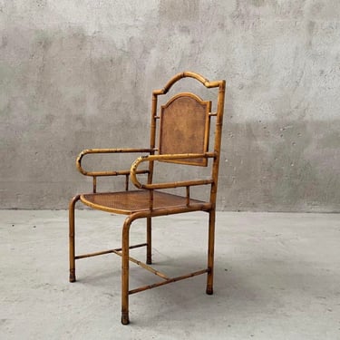 Belgian Faux-Bamboo Armchair