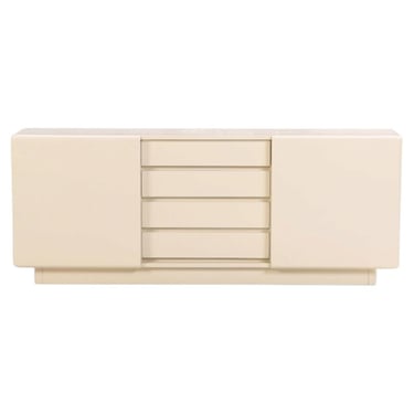 A Mid-Century Modern Cream Lacquered Sideboard, C 1960.