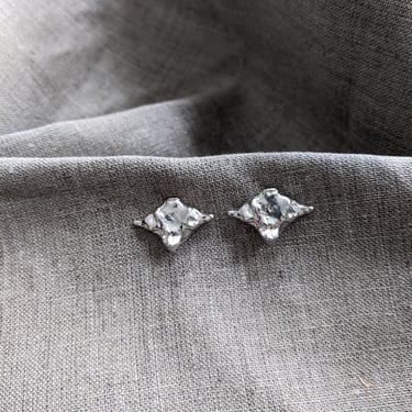 Archive Market - RARE, LIMITED EDITION  Sterling Silver Reticulated Devil Nut Earrings - Final Sale 