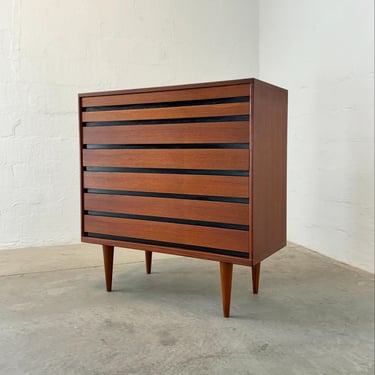 Danish Teak 7 Drawer Dresser - #A1527 - Attributed to Kai Kristiansen for Schou Andersen