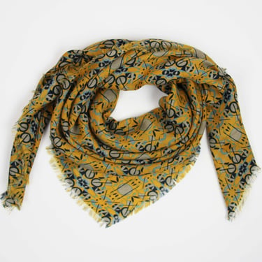 Nova Wool Scarf | Yellow by Les Bells Vagabondes