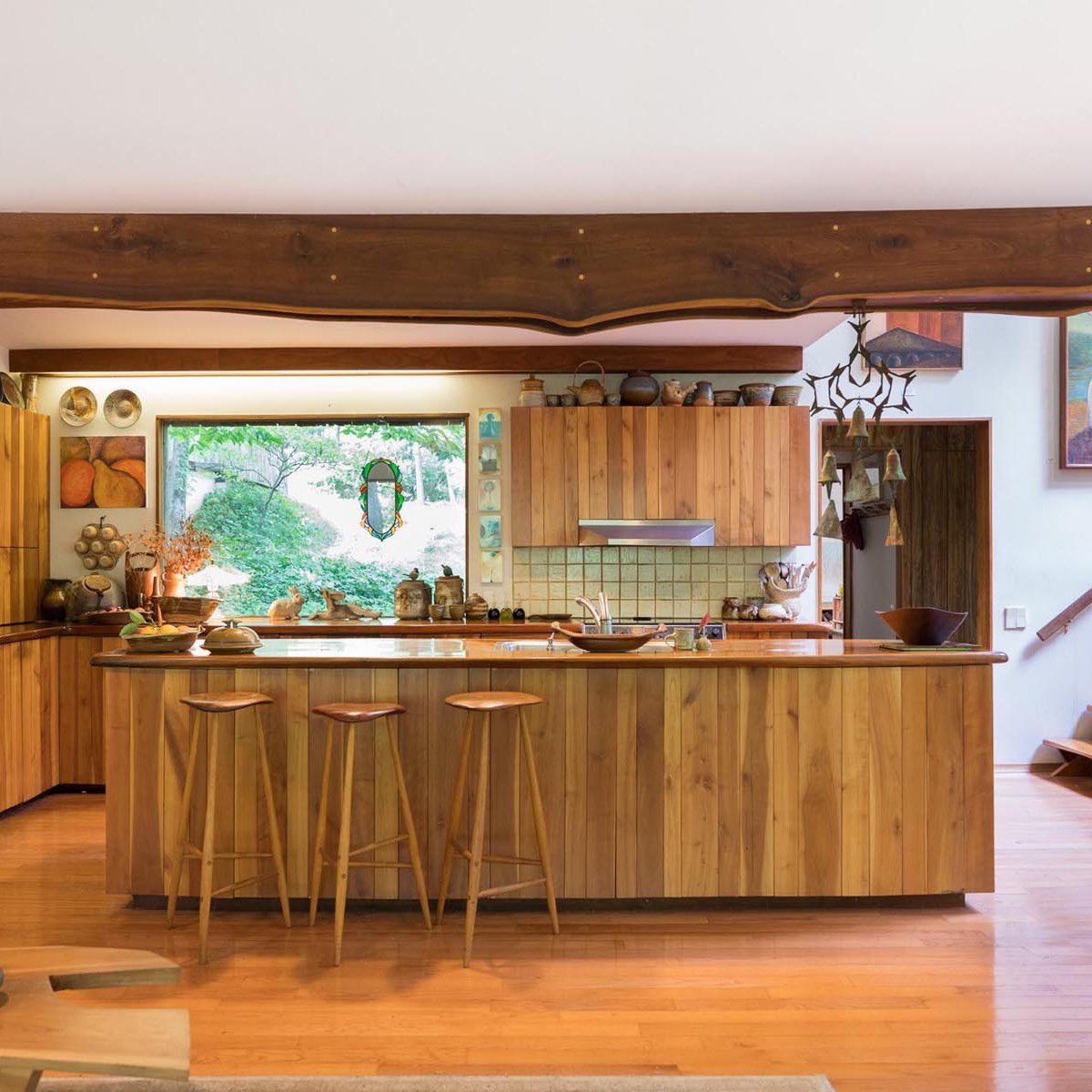 Philadelphia Interior Design: Mid century modern styled kitchen