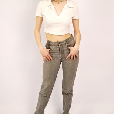 80s Grey Levis Jeans (26) vintage womens denim 