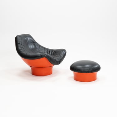 Rodica Lounge Chair by Mario Brunu for Comfort, Italy, 1960s 