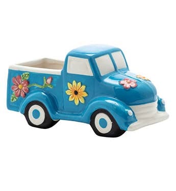 Blue Floral Pickup Planter Item # 33905