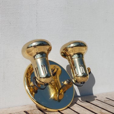 Mid-century Flexible Adjustable Double Spot Wall Light / Double Wall Sconce / Wall Lamp / Retro Double Spot Light / Wall Lighting / 80's 