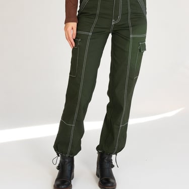 Contrast Seam Cargo Joggers 
