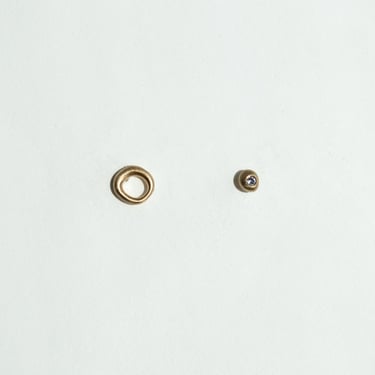 Sapphire Eclipse Earrings