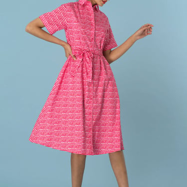 Sarah Shirtdress | Raspberry Sound