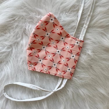Face Mask/ Same Day Shipping/ Cloth Mask/ Reusable Face Mask/ Washable Face Cover/ Tie Behind Mask/ Cotton Mask/ Adult Size 