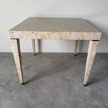 Vintage Tavola Tessellated Stone Dining or Game Table by Oggetti 