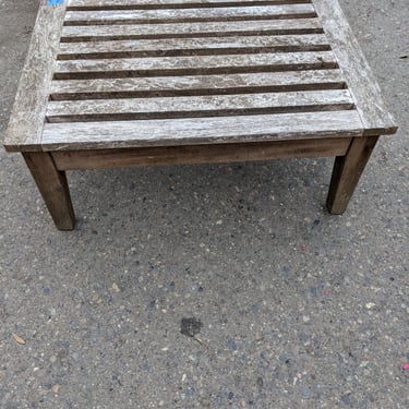 Teak Patio Table 28 x 12 x 22