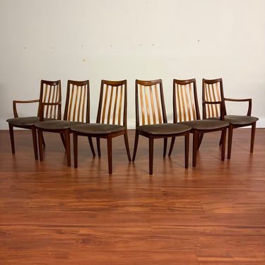 G-Plan Slat Back Dining Chairs Set of 8
