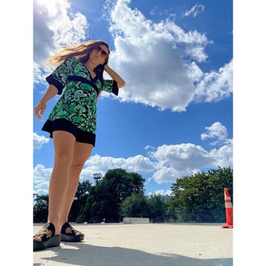 Y2K paisley mini dress by Wet Seal 