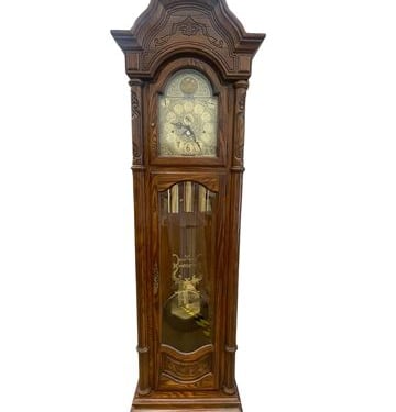 Sligh Grandfather clock, 83.5H. 25W. 13.75D.