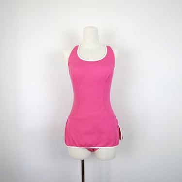 Vintage 1960s one piece women's swimsuit bathing suit 