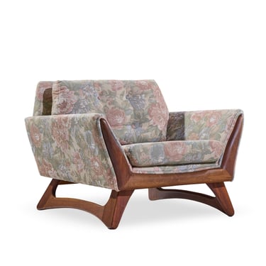 Adrian Pearsall for Craft Associates Mid Century Walnut Lounge Chair - mcm 