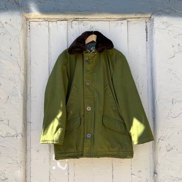 1960s/70s Military Parka B-9SH with convertible hood/collar