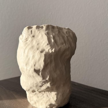 Contemporary Sculptural Vase | Organic Flow | Zen Vibe Porcelain | Handbuild HomeDecor 
