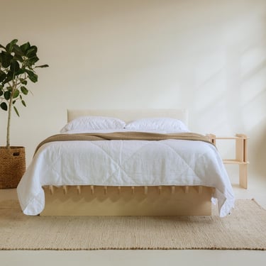 The Nordic + Headboard Bed Frame 