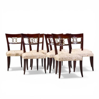 Thomas Pheasant for Baker Cleo Dining Chairs - Set of 8 