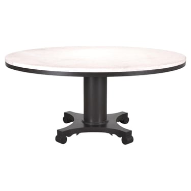McKinnon and Harris Albemarle Limestone Garden Dining Table 63"
