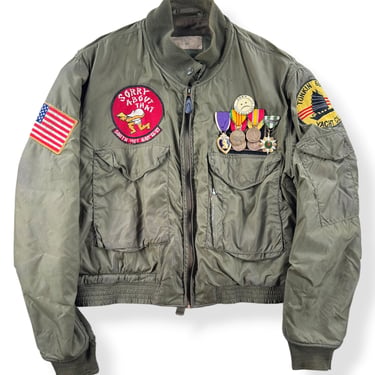 Vintage Vietnam Winter Flyers Jacket w/ Patches SZ 46