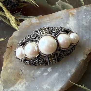 Judith Jack Sterling Brooch