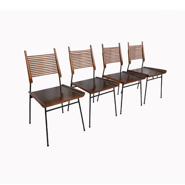 Paul Mccobb Shovel Dining Chairs Set of 4 Mid Century Modern Planner Group 