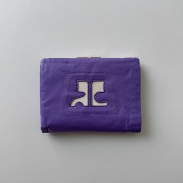 Vintage Courrèges Purple Wallet 