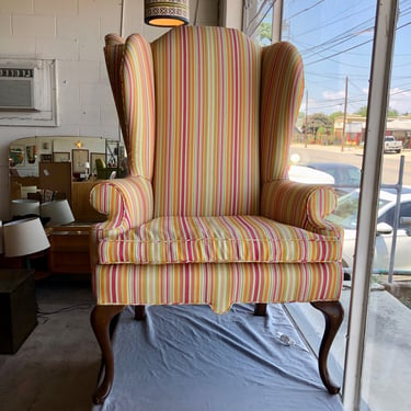 Pair Wingback Chairs
