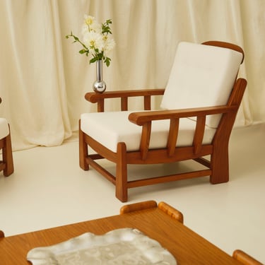Maison Regain Chairs Chairs, a pair, 1960's